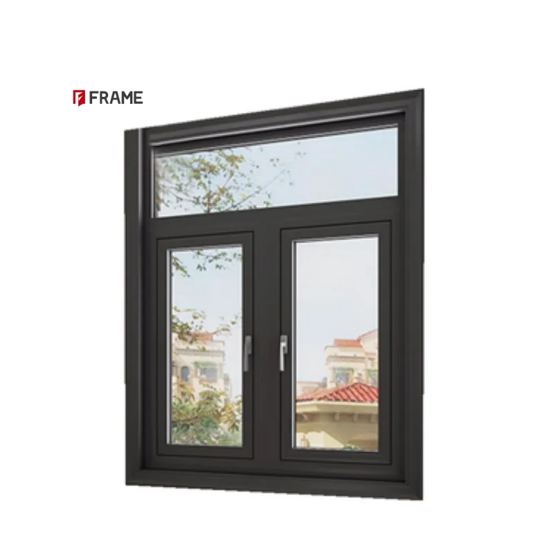 Aluminum alloy 75 series insulation door swing open style steel panel doors aluminium and windows made in China window frame