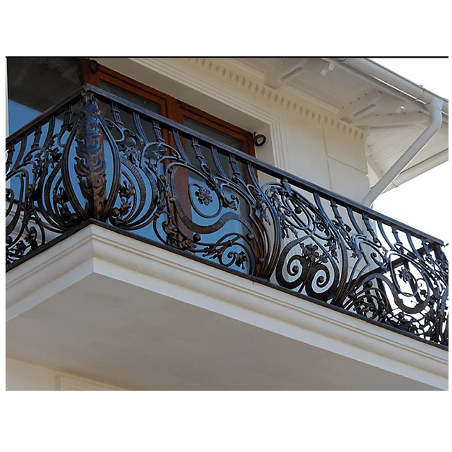Lightweight And Strong Impact-resistant Villa Balcony Fence No Rust Spray Metal Security Fence