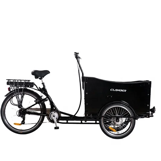 6 speeds cargobicycles cargo bikes 36V 9Ah bisiklet family electric cargo bike/cargobike/bakfiets UB9019E trikes