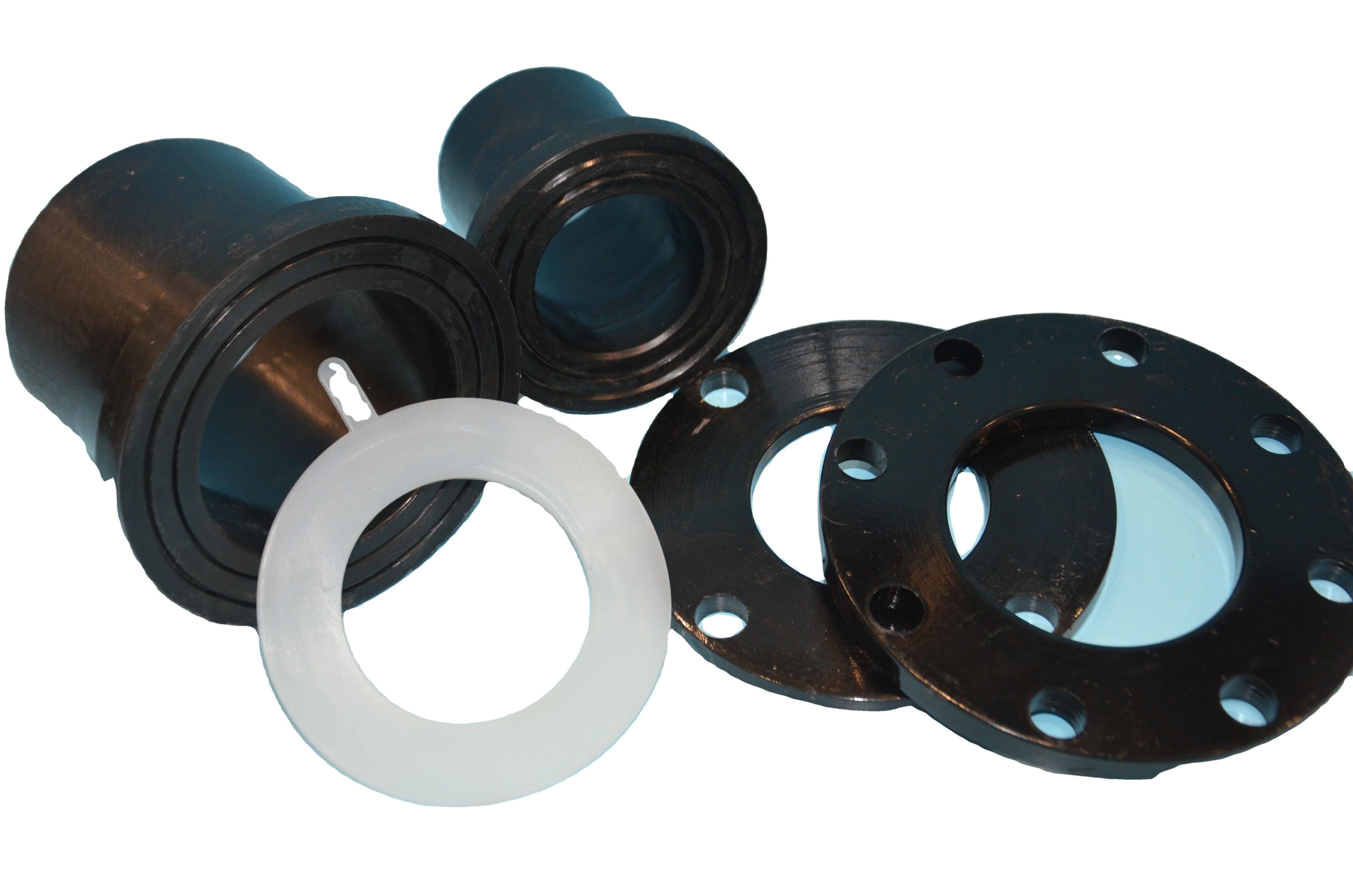 Brand Direct Supply Products Wholesale Plastic Pe100 Flanged Pipe Fittings Hdpe Butt Welded Pipe Fittings Short End Flange