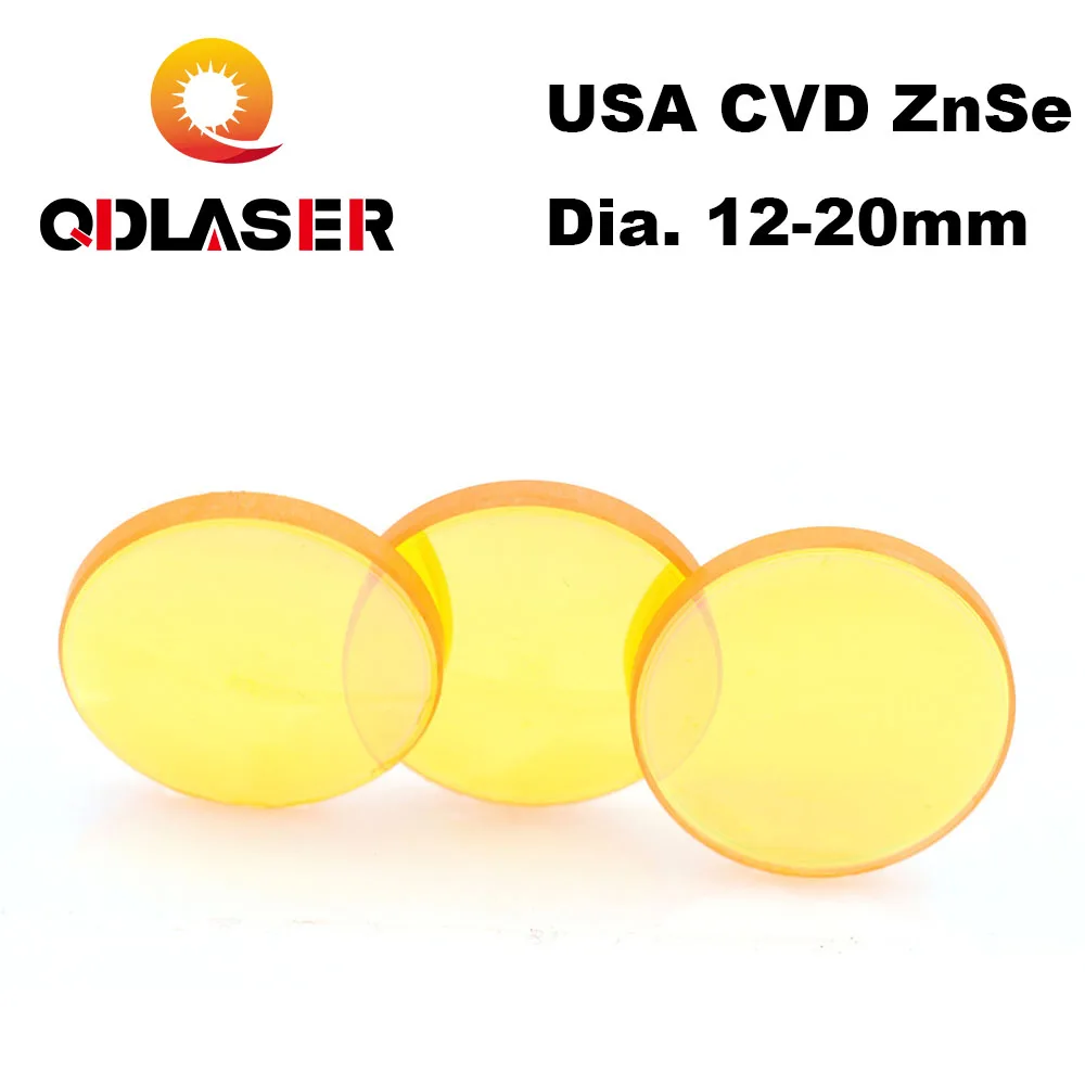  Фокусная линза для лазерной резки США ZnSe D12 D15 D18 D19.05 D20