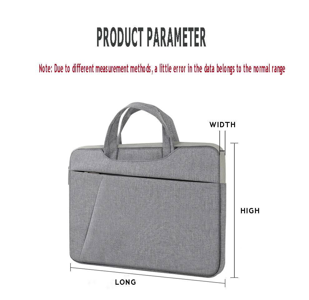 
High quality portably13/14/15 inch Waterproof Business Computer bag laptop Case Portable Laptop Totep Bag 