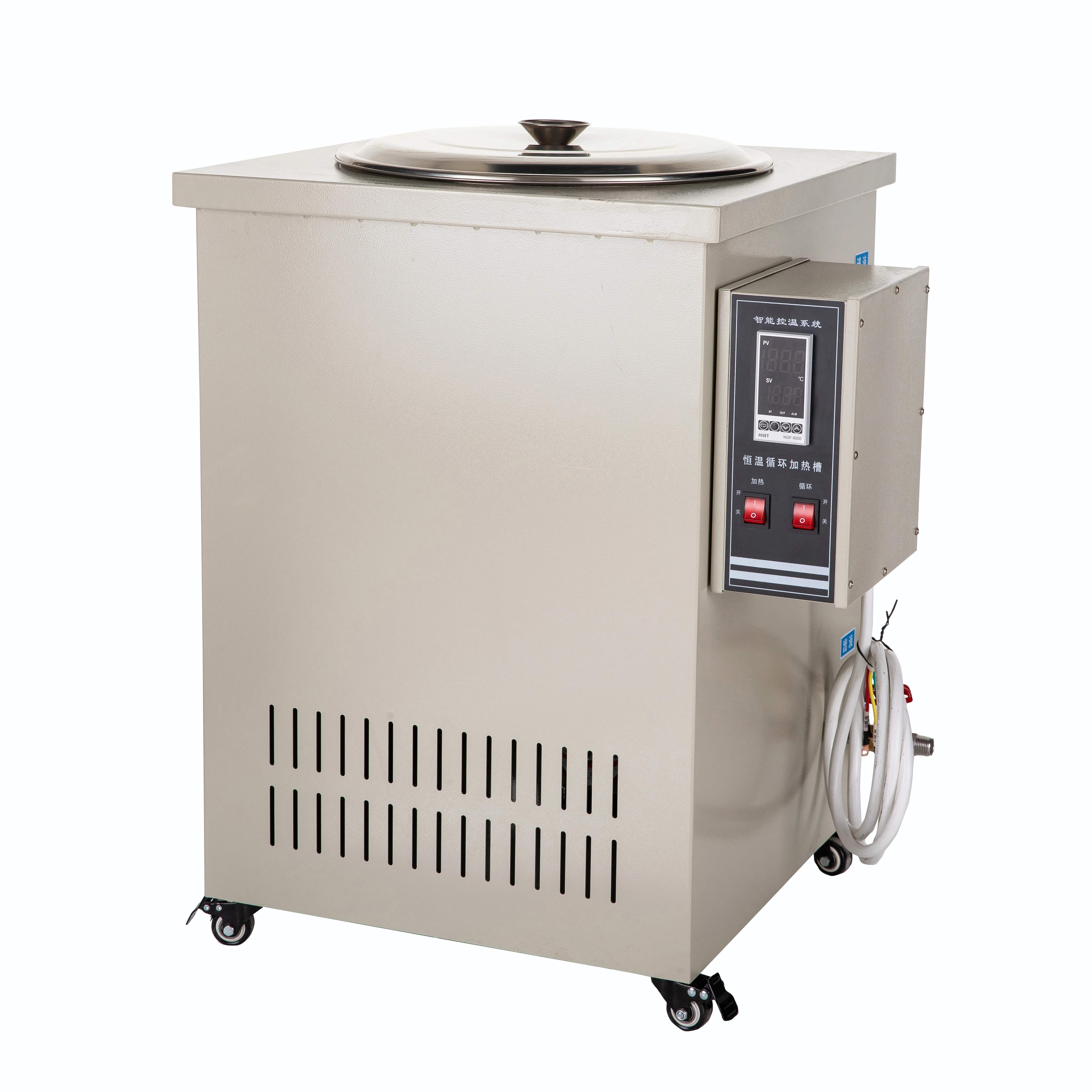 Laboratory 50L Bath 200 Degree Celsuis High Temperature Heating Water Oil Bath Circulator Circulating Pump Price