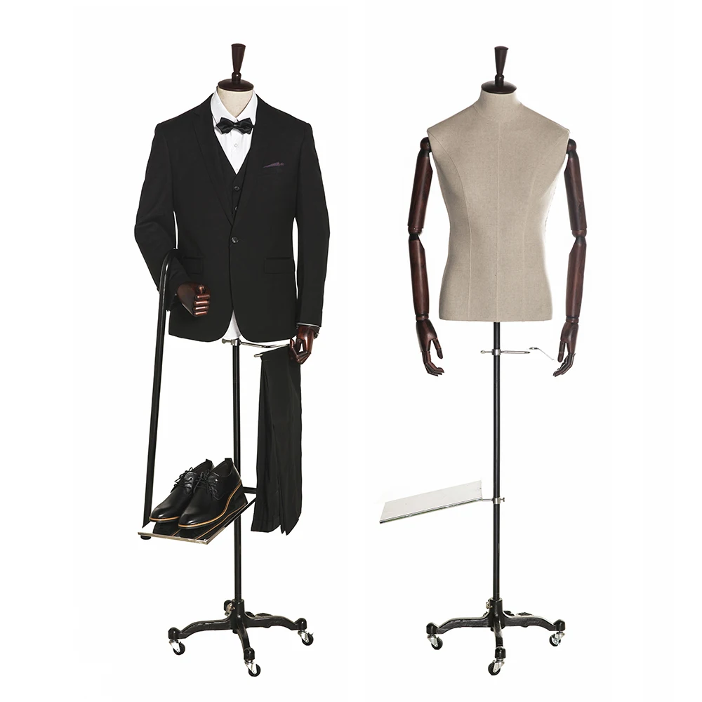 Torso Mannequin Male Sew Mannequin for Dressmakers Ryan