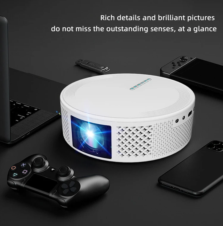 2023 New T269 4K Smart Portable Projector Android 9.0 WIFI LED LCD Video Full HD 1080P Mini Home Theater Projector 4K Projectors