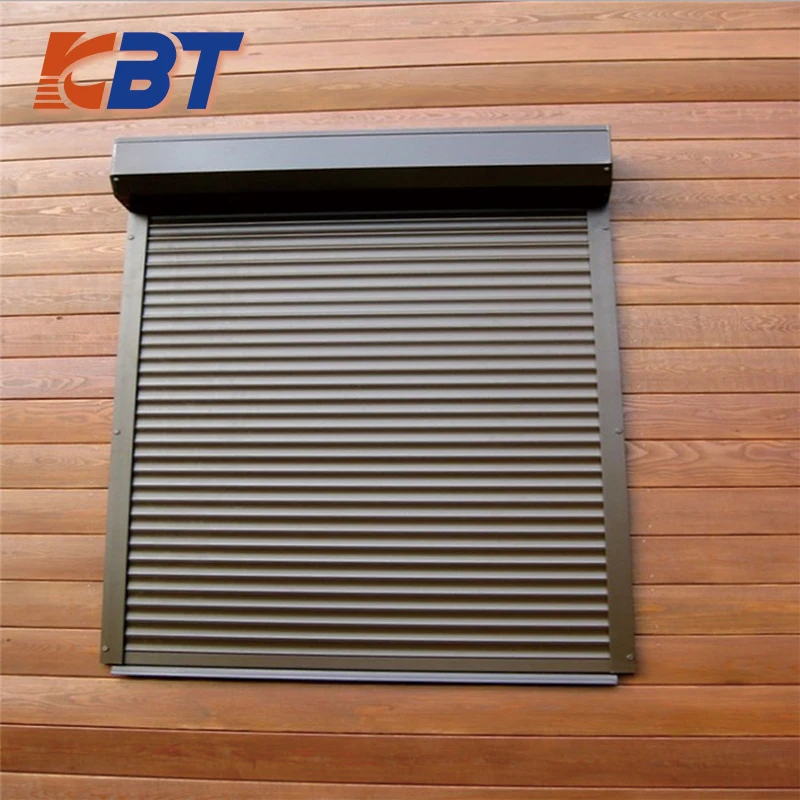 Low Price Electric Aluminum Roller Shutter Doors OEM Size And Color Hurricane Proof Aluminum Roller Shutter Window Garage Door
