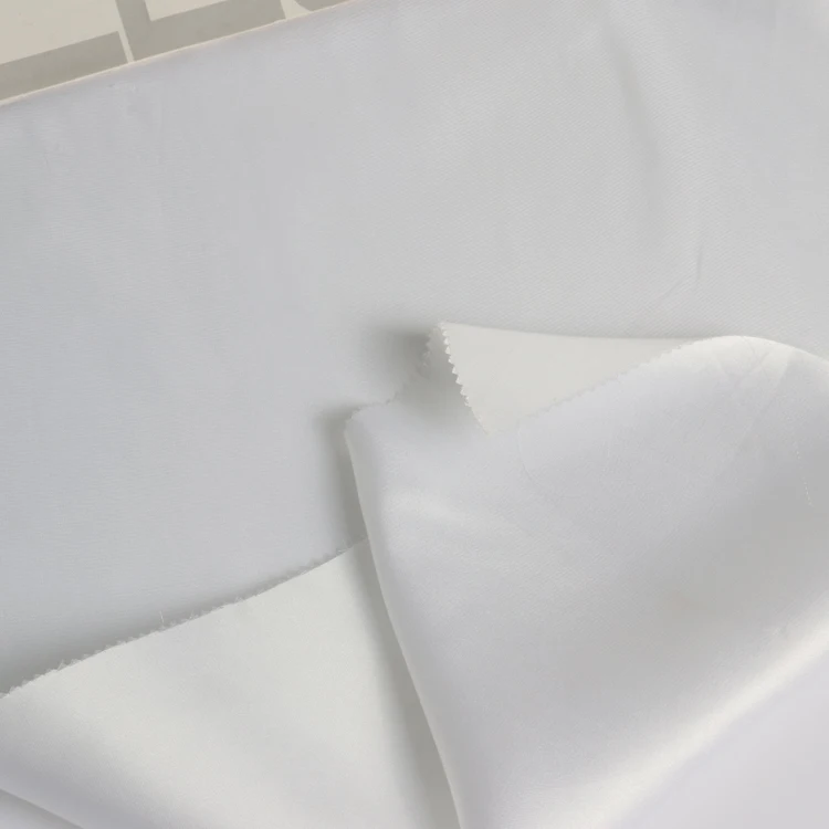 OEM soft smooth digital printing recycled satin silk like 50D polyester fabric for scarf