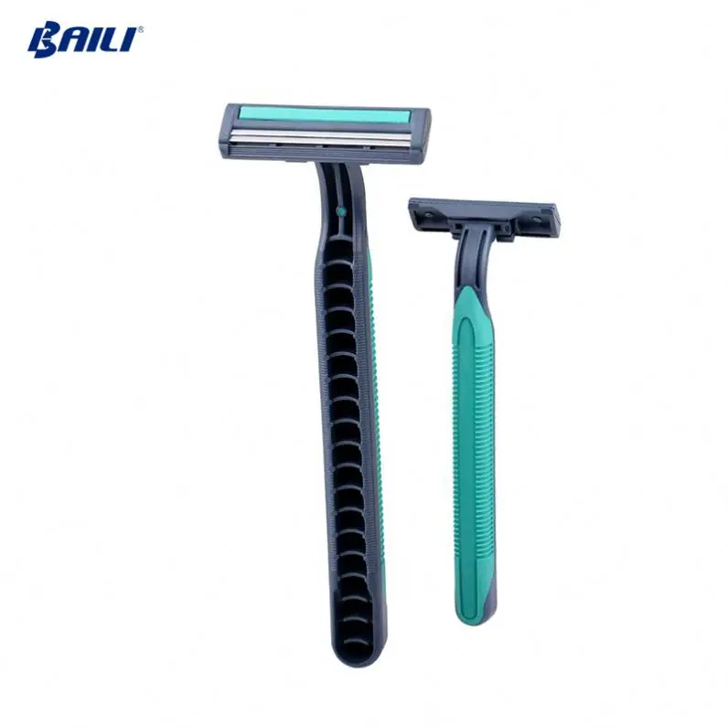Custom Single Barber Half Blade Shaver Medical Mini Biodegradable Wheat Straw Two Blades Production Line Disposable Salon Razor