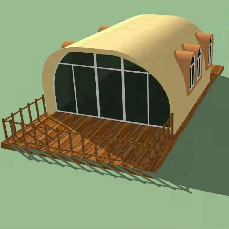 Light Steel Prefab Villa Steel Structure House Luxury Villa House Prefabricated Home For Residence