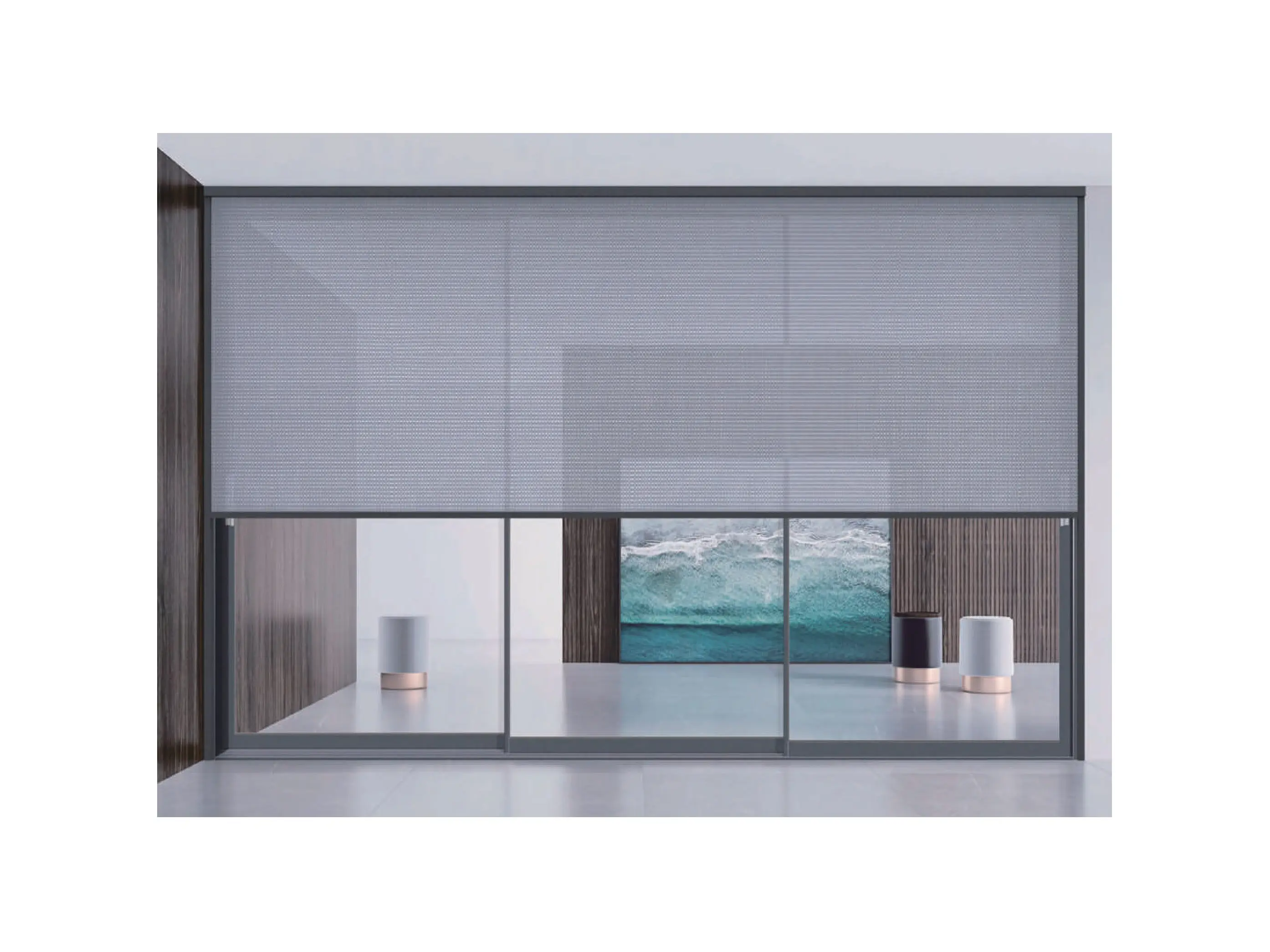 New Style Hot Selling Durable Ziptech Screen With Motorized Operation For Seamless Indoor-Outdoor Transition