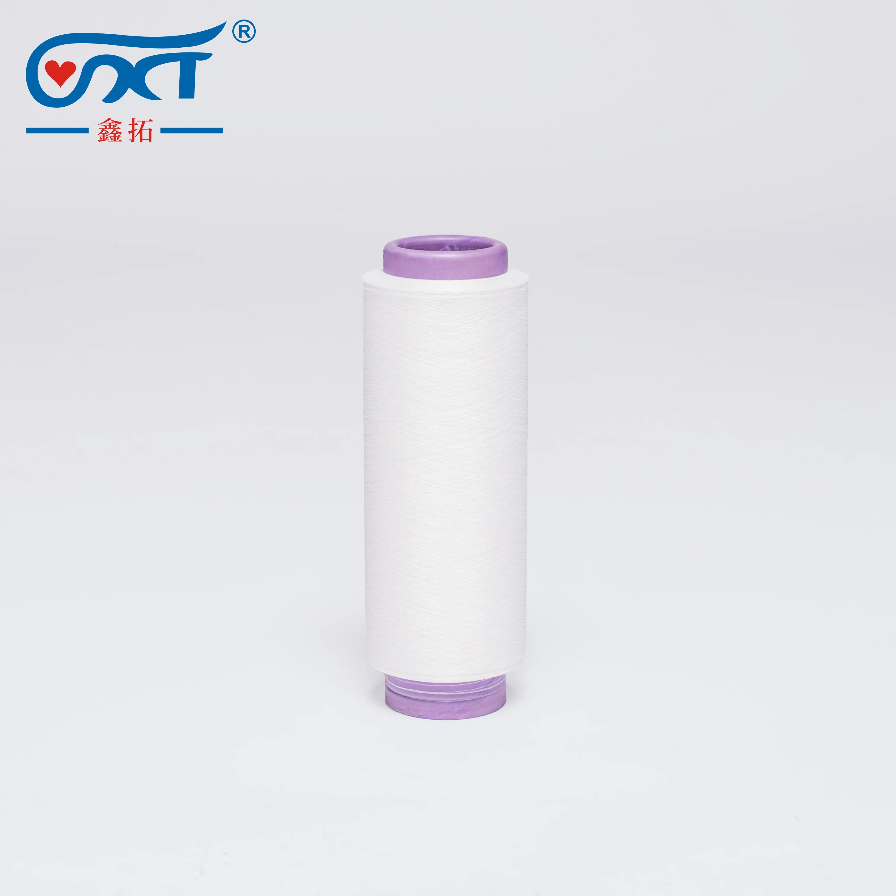 Hot Sale Recycled 100% Polyester Filament DTY 150D/144F AA Raw dope dyed for knitting and woven with GRS TC