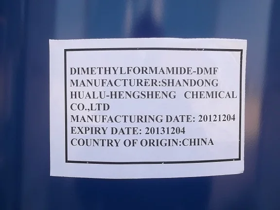 CAS NO. 68-12-2  99.9%  dimethylformamide / DMF for solvent