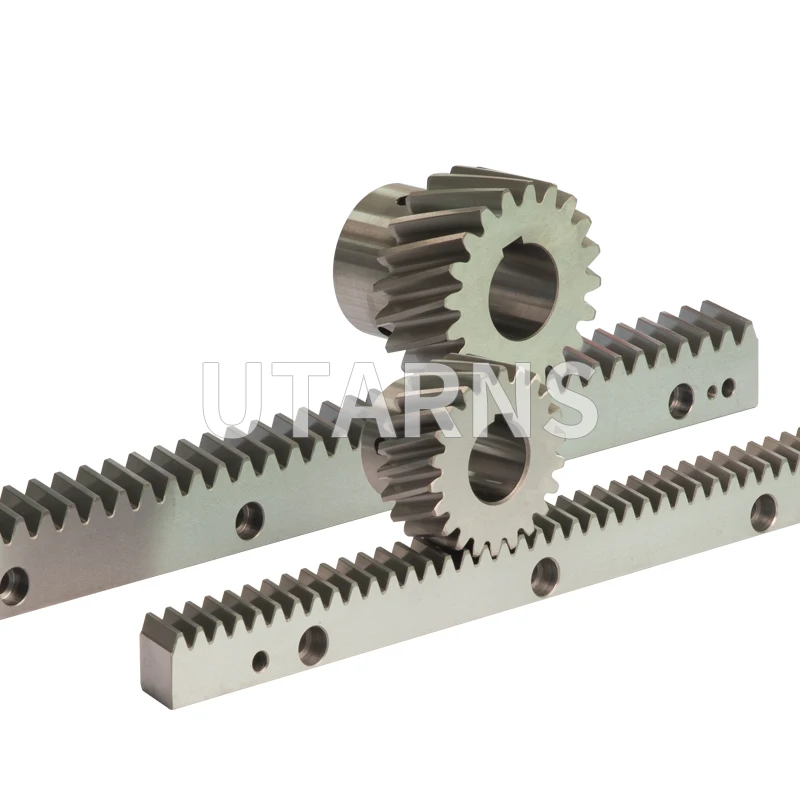 CNC Machine High Precision C45 Steel DIN7 M2 helical gear rack and Pinion