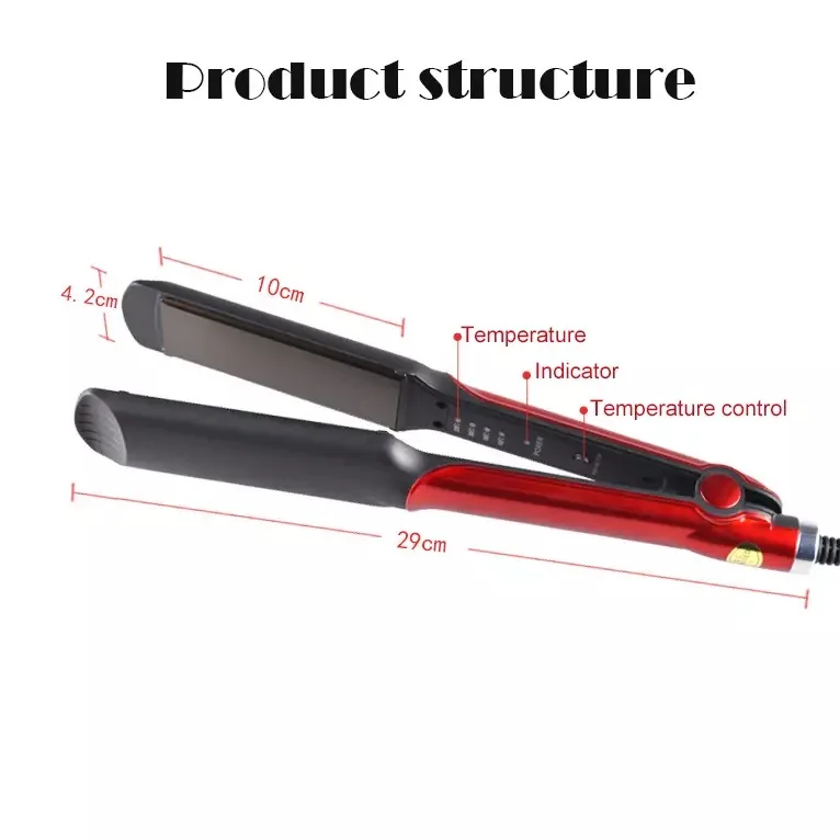 
Professional ceramic straightener flat ferroelectric splint steam perm 