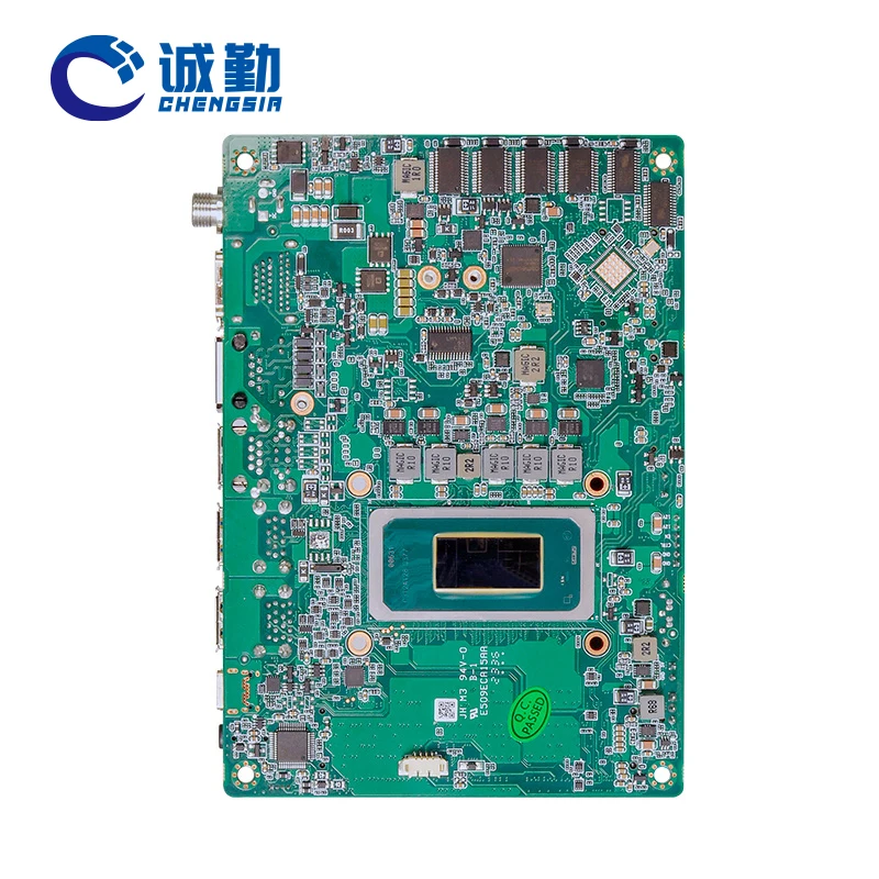 Cheap AI PC Mainboard 12th/13th Gen Intel Core Ultra 7 155U 155H 3.5 inch X86 Embedded Industrial Motherboard with 2*Lan 6COM