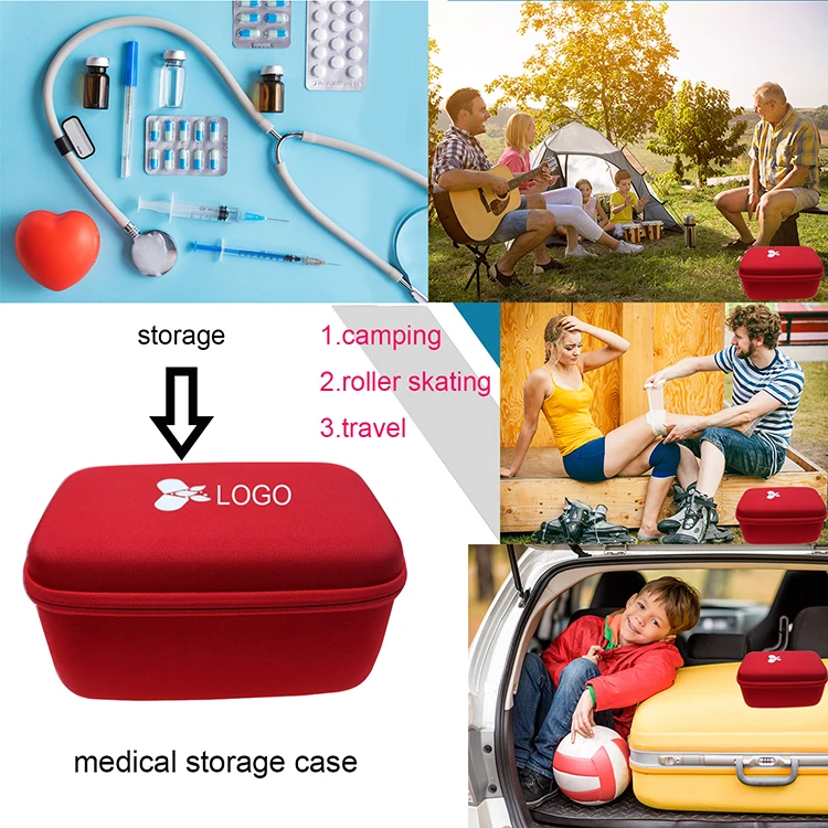 Zipper Case Hard Carrying Case with Custom Logo sunglasses drone laptop  Eva Medical Case