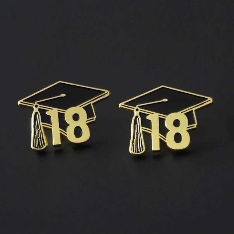 Custom Making University School Uniform Hat Souvenir Lapel Pins school metal badges with your logo graduation badges