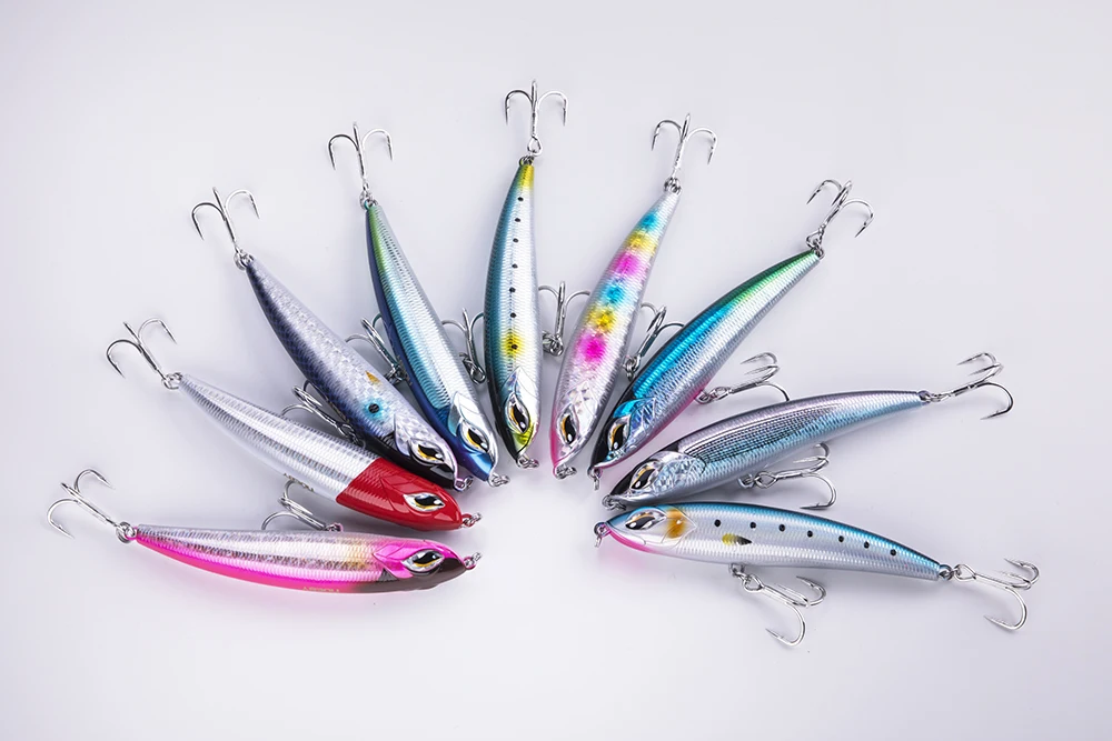 
OEM lure pencil 3d eyes NBL 9493 big fishing tuna trolling lure 