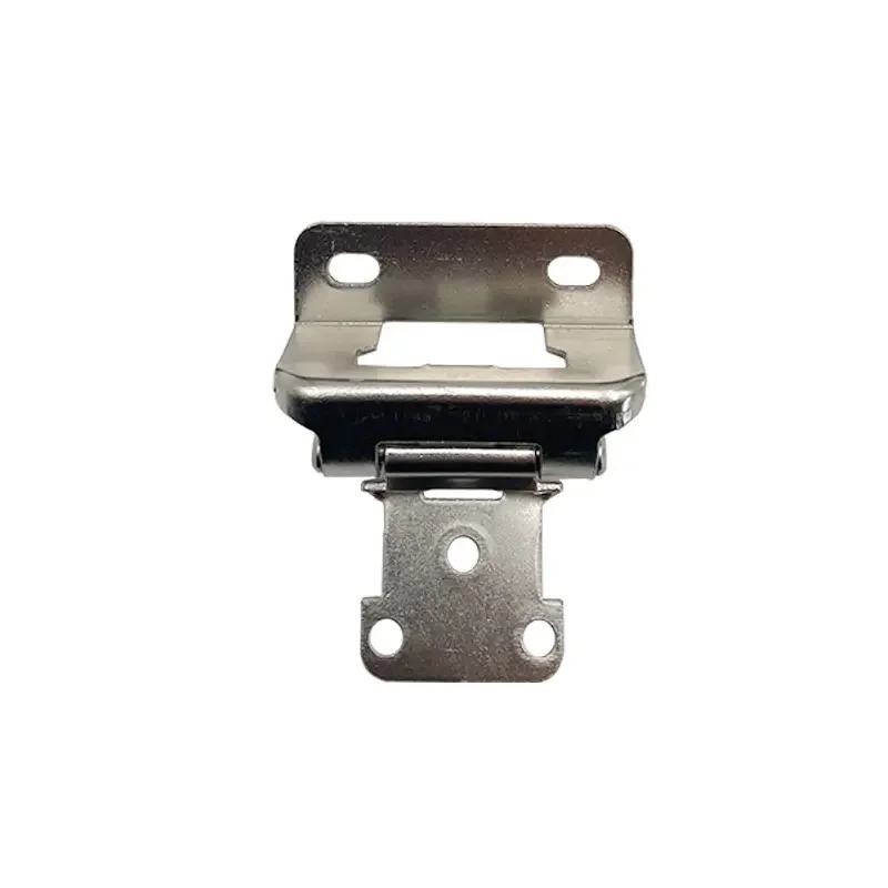 High quality white nickel super anti-rust 1/2 fully enclosed built-in cabinet hinge