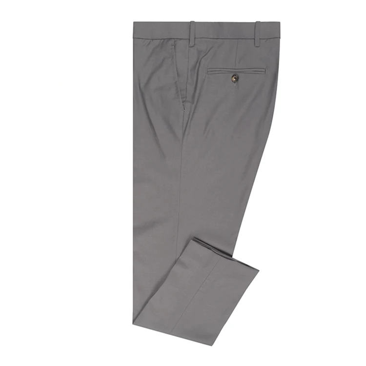 Korean style slim gery businessman trouser, elegant business suit fashion man formal pant