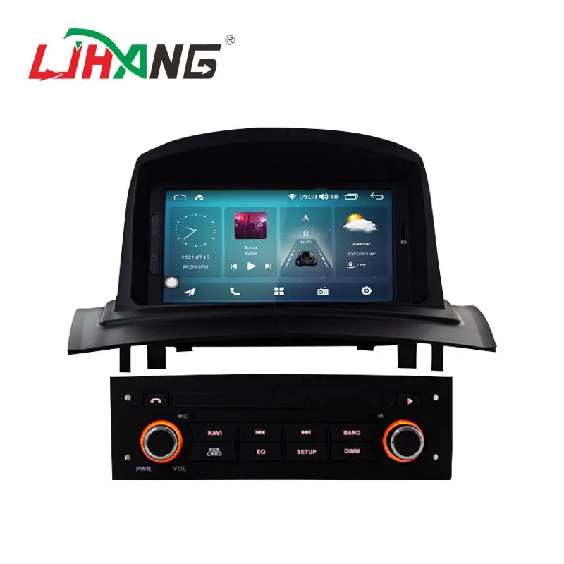 Android 13 8+128G Car multimedia stereo DVD Player radio For RENAULT Megane II/Fluence 2002-2008 gps navigation