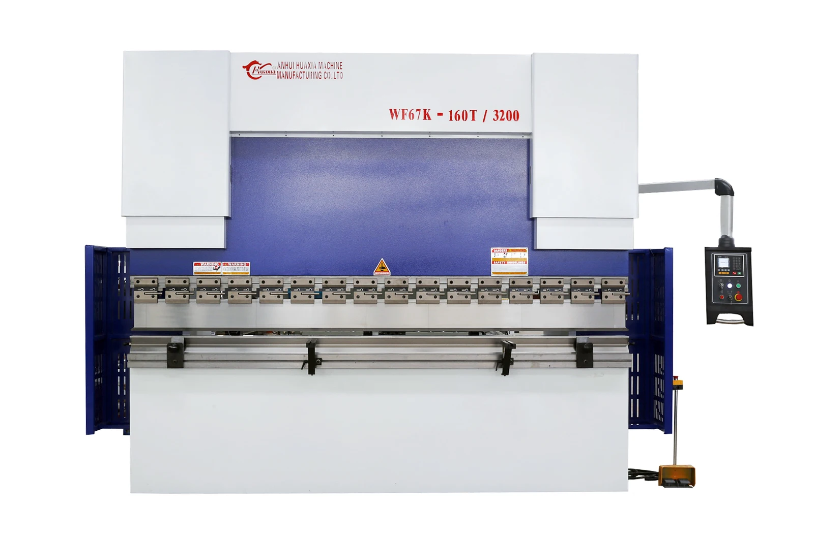 Huaxia NC high  Accuracy and cost performance 80T/2500 NC steel plate hydraulic press brake with E21 controller