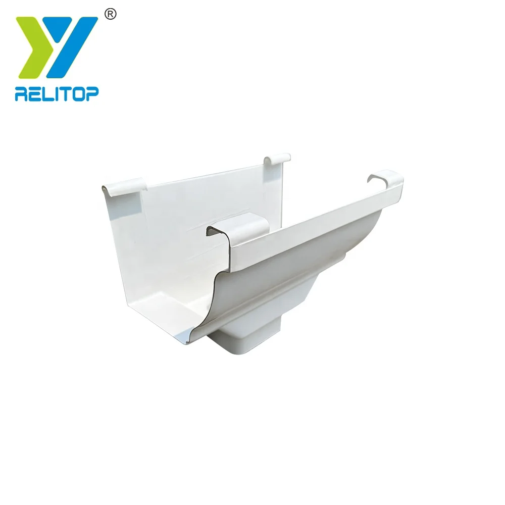 High quality PVC plastic building materials PVC gutter eave gutter for drainage system professional PVC gutter