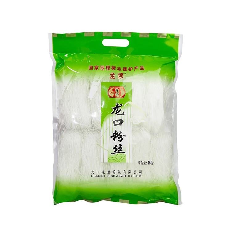 Китайский высококачественный сушеный прозрачный белый рисовый лапша, вермишель из бобов мунг