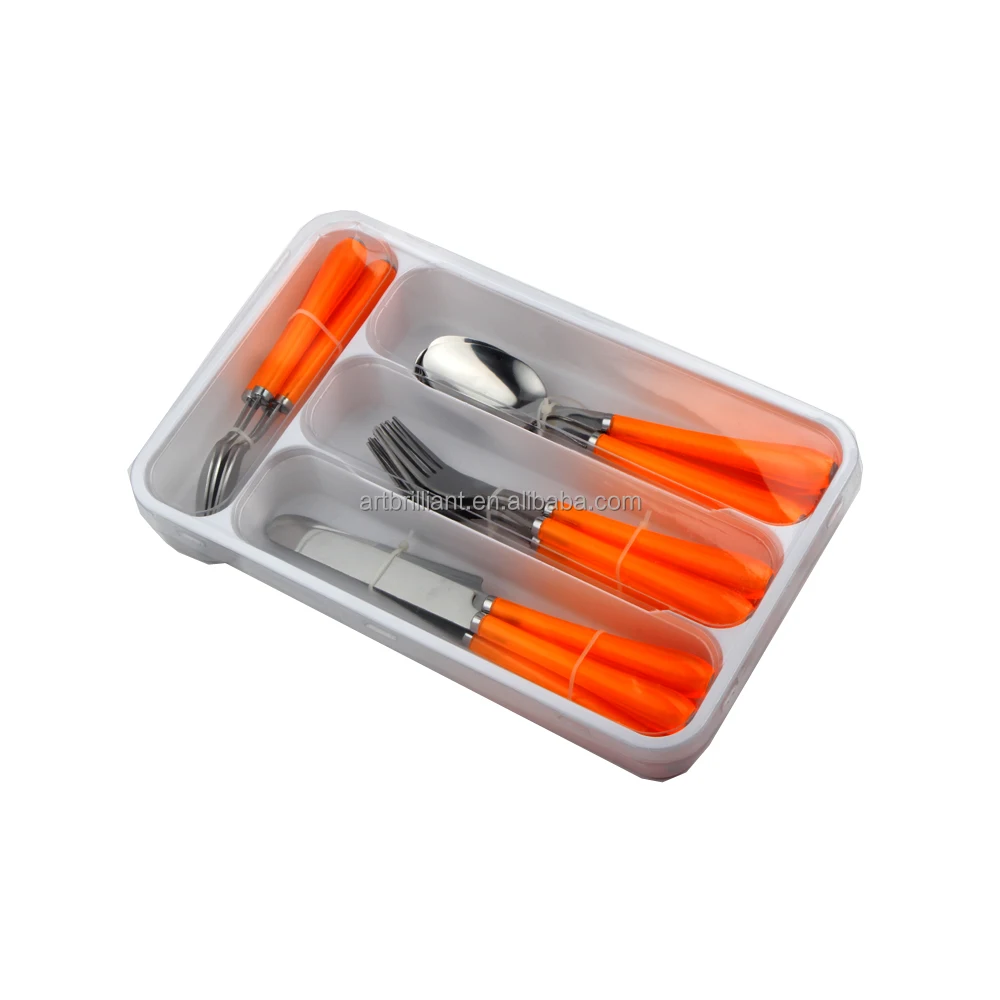 Hot camping cutlery holder deep cutlery tray cookware cutlery set