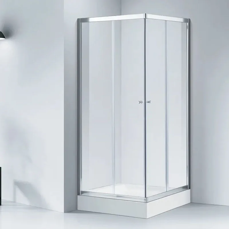 Wish 8mm Bathroom shower enclosure tempered glass door Aluminum edge shower glass door