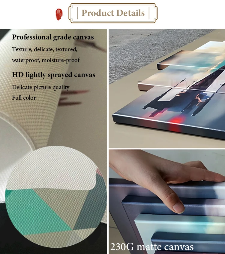 Hot selling popular styles personal art print canvas paintings support custom sizes for online retail room decoration