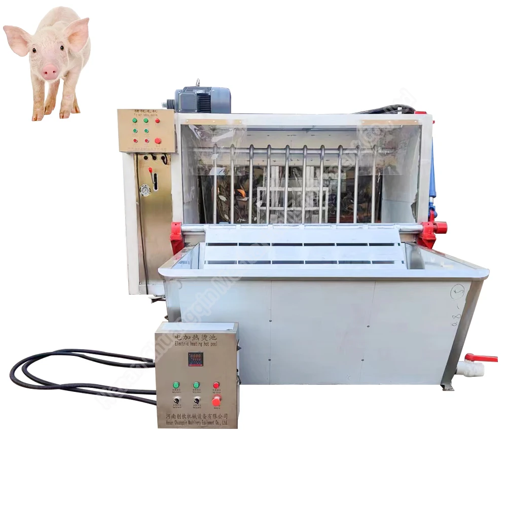 Goat Sheep Head Feet Hair Remove Dehairing Machine pig hair removal machine scalding pig processing plant