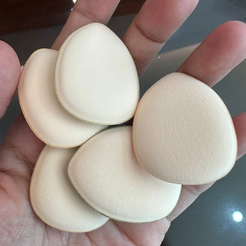OEM Custom Wholesale Mini Finger Powder Puff Air Cushion Puff Dry&Wet Latex Free Small Make up Sponge Foam Finger Sponge