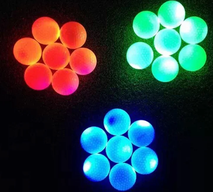 OEM LED electronic golf ball light-up flashing glow golf ball