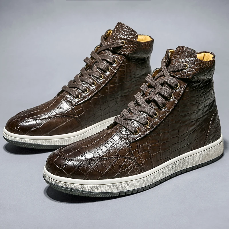 Большие размеры; Стильные мужские дизайнерские модельные туфли; Легкие кожаные модельные туфли на высоком каблуке из натуральной кожи