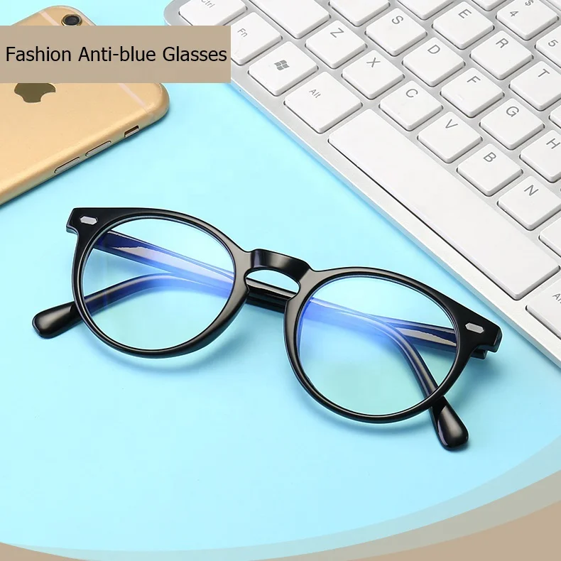 
TR90 Classic design anti blue light glasses eyeglasses computer glasses round optical frame 