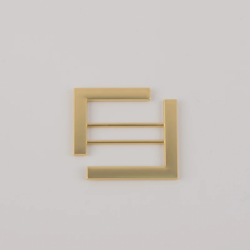 Custom Matte Gold Color Adjustable 40mm Buckle For Webbing