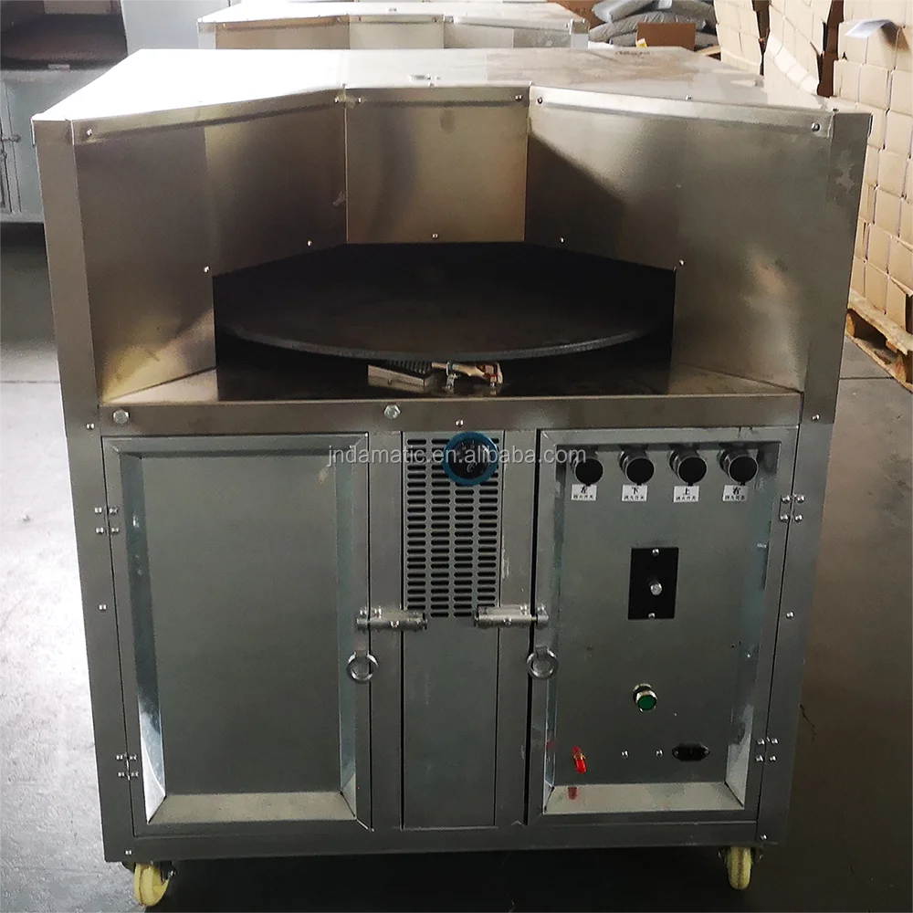 Industrial kitchen flat naan rotary tandoor baking oven for bakery