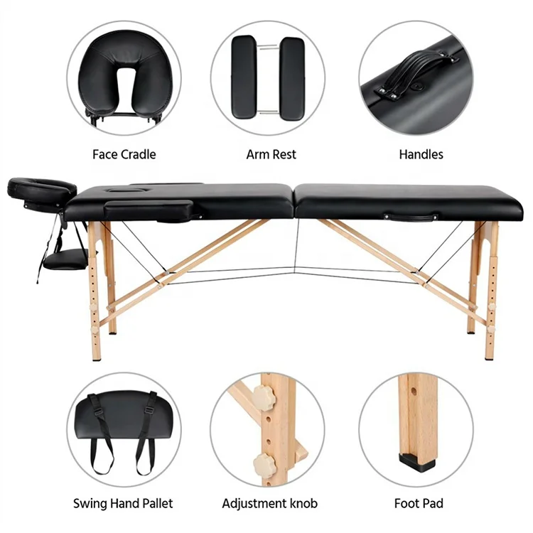 Bestseller Massage Table High Quality Cheap Super Light Massage Bed PU Portable Fold Spa Bed For Sap Salon