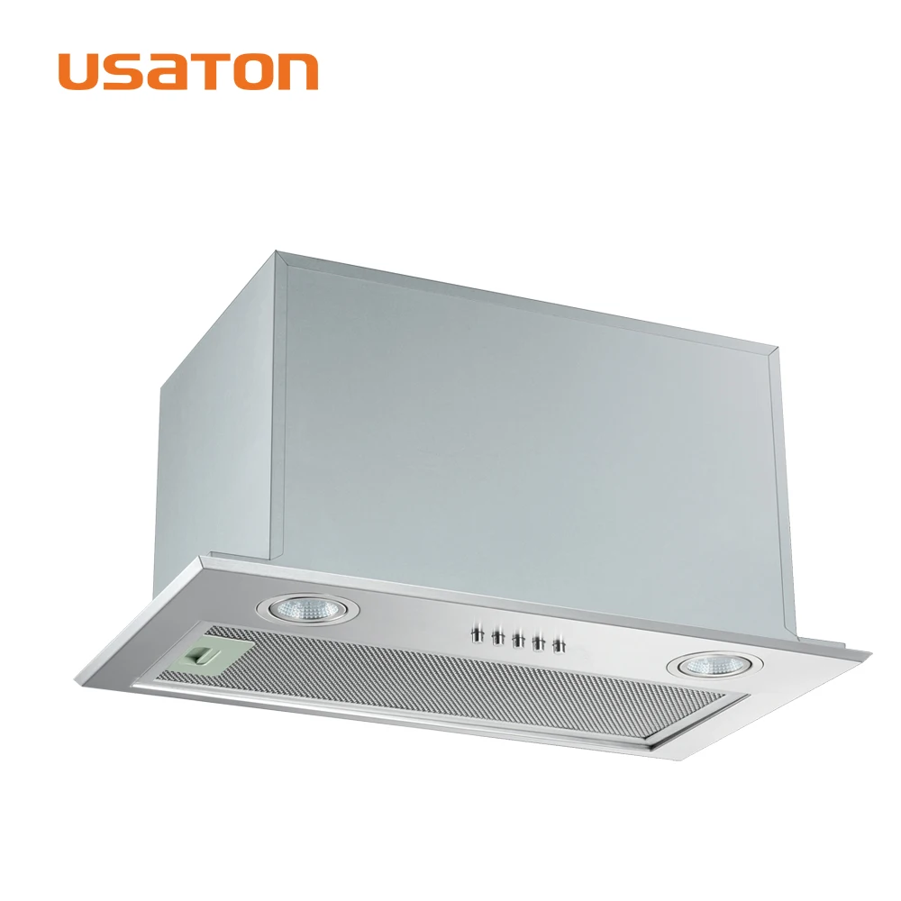 Restaurant Simple Style Stainless Steel Built-In Kitchen Hood Kitchen Range Hood