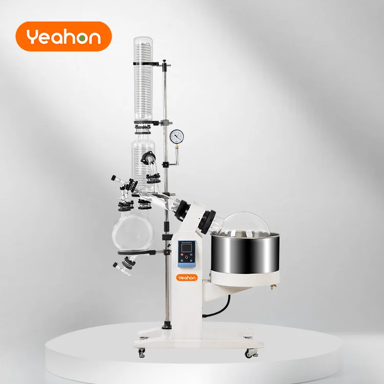Ethanol Distillation Rotavapor Pilot Scale  5L 10L 20L 50L Rotovap Rotary Evaporator with Chiller and Vacuum Pump