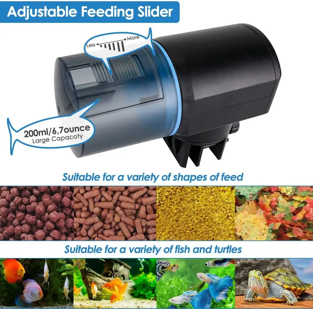 Automatic Fish Feeder Aquarium Tank Timer Feeder Automatic Fish Tank Feeding