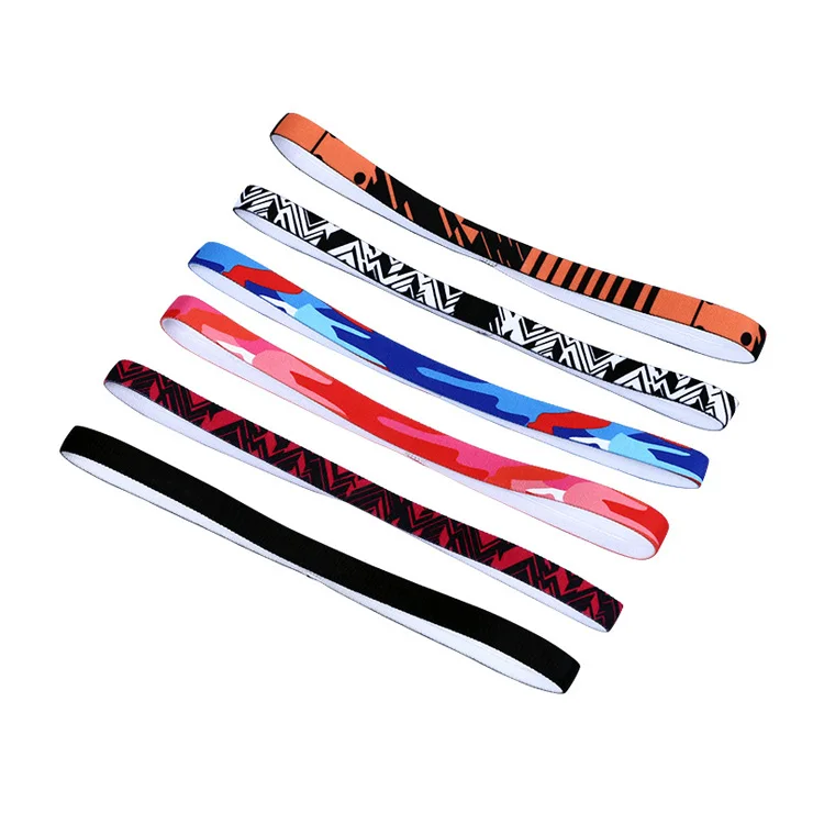 Тонкая силиконовая Нескользящая повязка на голову для занятий йогой и фитнесом