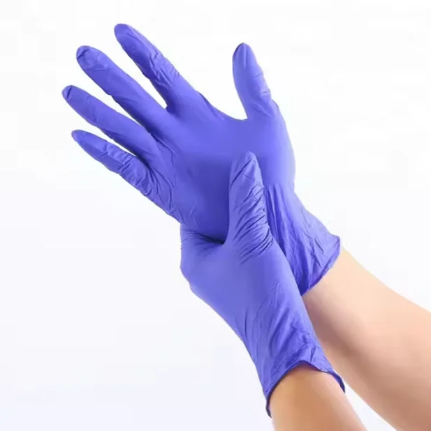 xxl Medical Disposable Nitrile Gloves Medical Unisex Latex free thick good price vinyl Oilproof Waterproof Acid Alkali Resistant