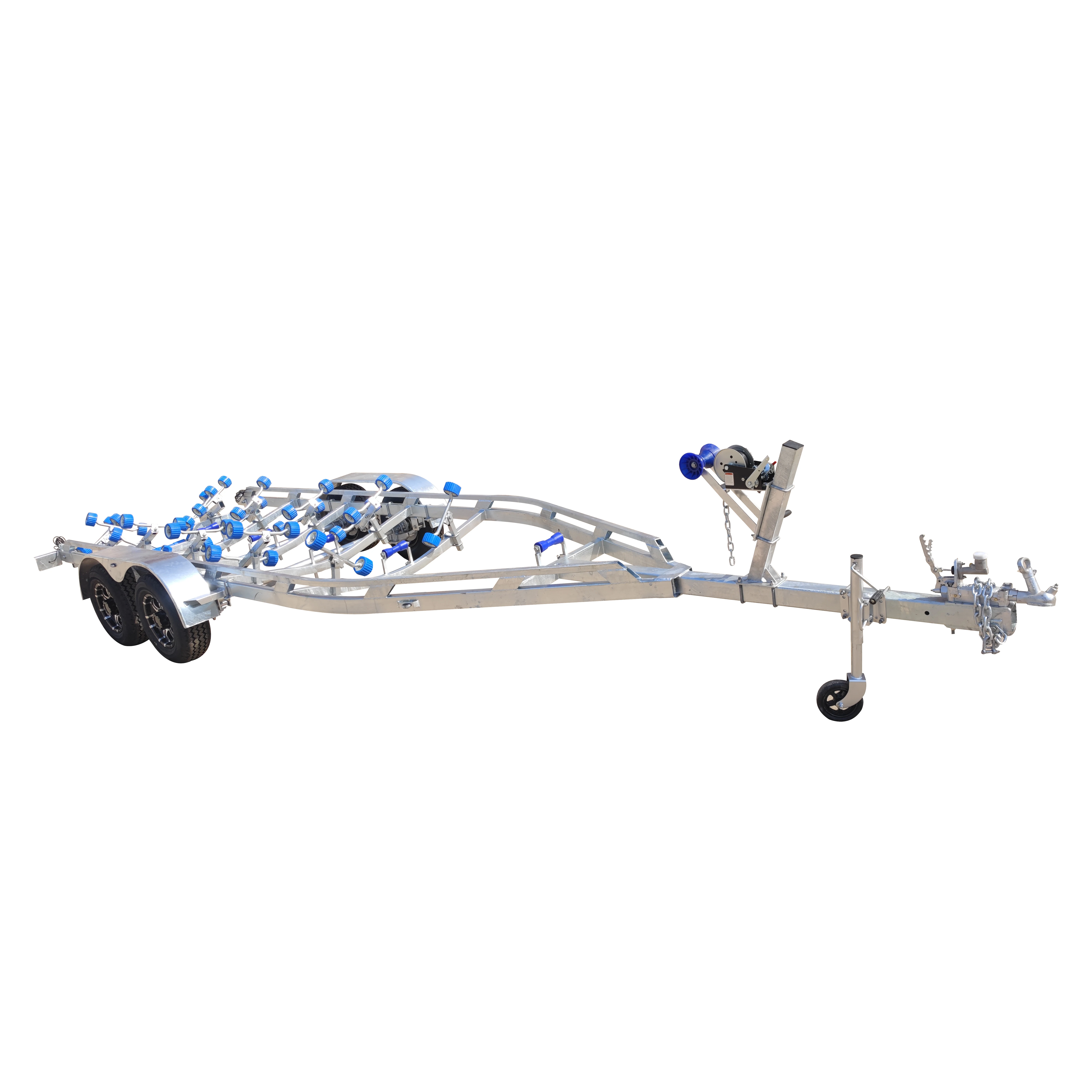 22ft boat trailer aluminum hydraulic brake actuator boat trailer rollers