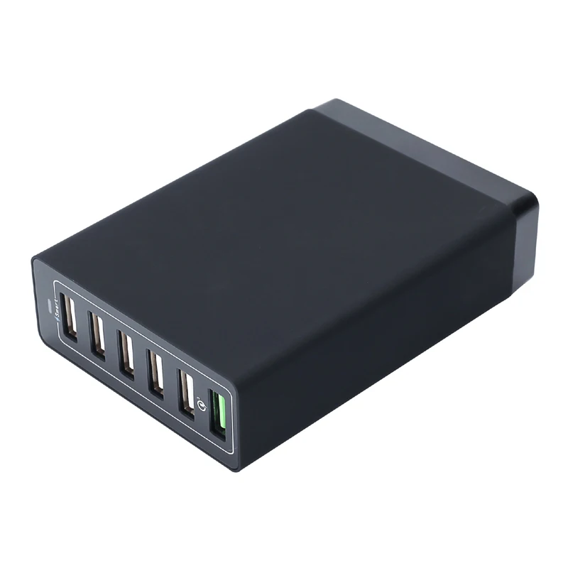 USB настенное зарядное устройство 60 Вт 6 портов зарядная станция порт питания Мульти Замена для iPhone iPad Galaxy LG