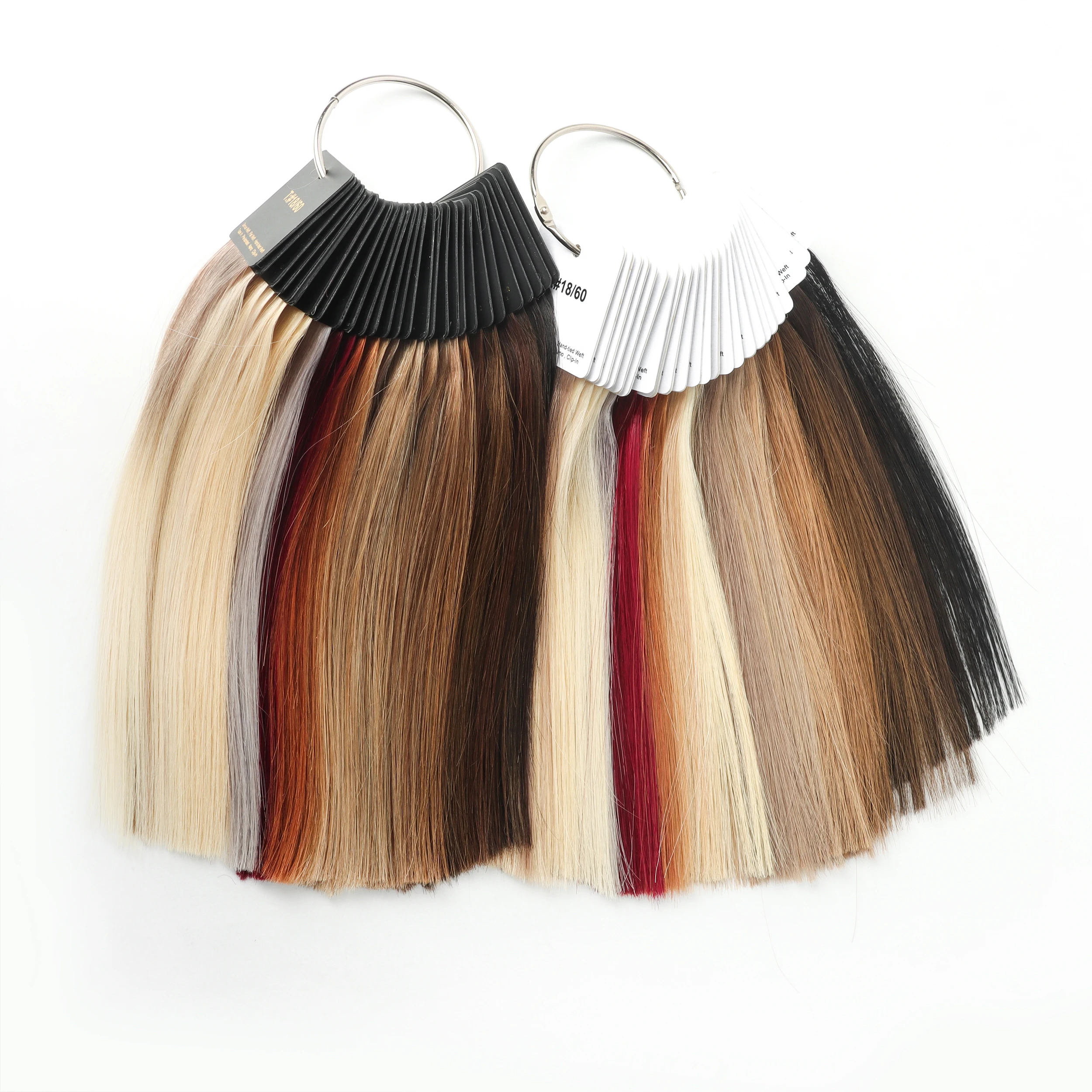 Wholesale high quality salon color ring piano ombre color russisn human hair color swatch hair extension