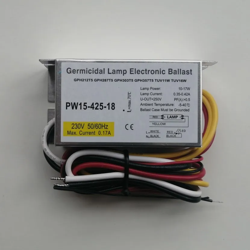 150mA-180mA ультрафиолетового электронный балласт 4 Вт 6 8 10 5 7 9 11 uvc 0 15-0.18A DC12V