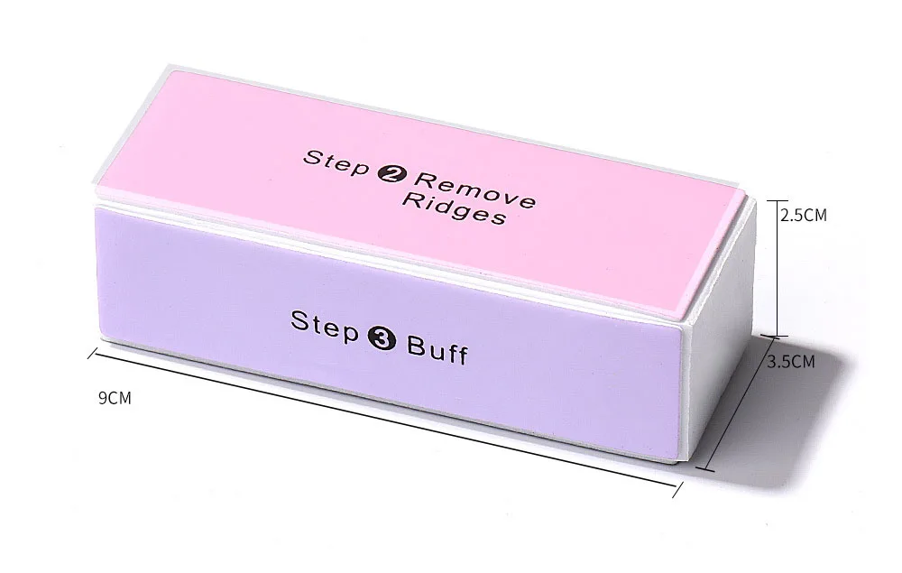 4 Sides Nail Buffer Polishing Tool Nail Sanding Block Buffing Sponge Manicure Rubbing Nail Files
