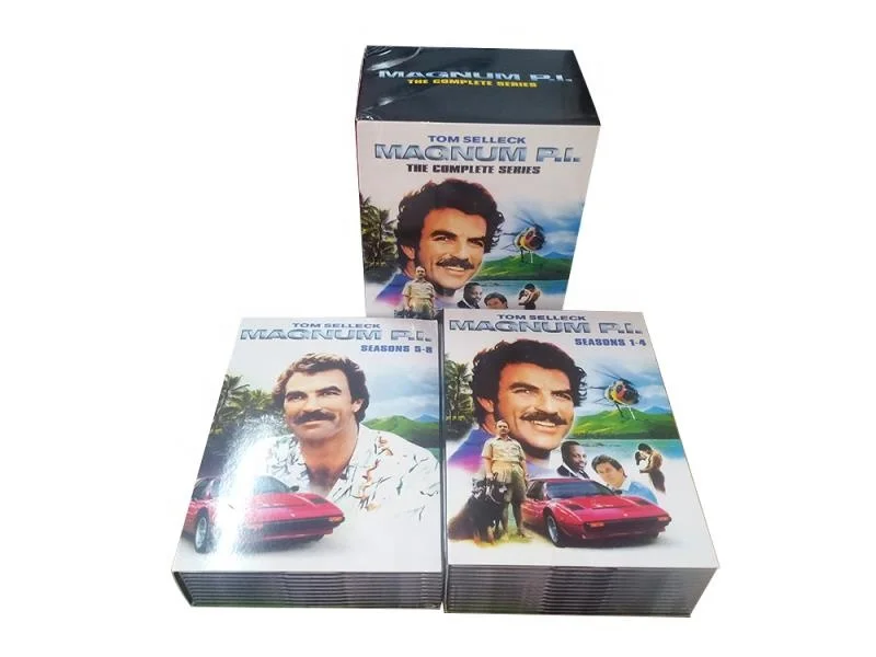 DVD BOXED SETS MOVIES TV show Films Manufacturer factory supply  Magnum PI  P.I  The Complete Season 1-8 42DVD  complete series